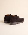 Robert Barakett Darcy Suede Boot – CHOCOLATE - Rear Three-Quarter