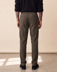 COMO TAPERED SUIT PANTS - SEASONAL - LES DEUX – OLIVE NIGHT - Hero Back