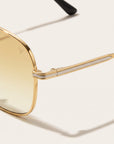 Vintage Frames Bellagio Two-Tone Yellow / White Gold – Photochromatic Light Yellow Gradient – TWO-TONE YELLOW / WHITE GOLD / PHOTOCHROMATIC LIGHT YELLOW GRADIENT - Approved temple/construction detail