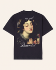 MY GIRL T-SHIRT - DOM REBEL – BLACK - Ghost Mannequin Back