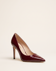 Maelle Leather Pump – WINE PATENT - Three-Quarter Product Hero