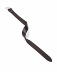 Paolo Vitale Pebbled Leather Belt – BROWN - Reverse & Tip Detail