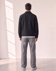 MARSEILLE HYBRID JACKET - LES DEUX – BLACK - Full Back Model