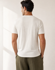 SS Knit T-Shirt Gabriele Pasini – IVORY - Hero Back