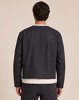 BACKSTAGE WOOL JACKET - DOM REBEL – BLACK - Hero Back