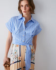 Pleated midi dress