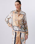 Printed twill shirt