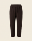 Brushed Pima Cotton Tapered Pant – MOLASSES - Ghost Mannequin Front