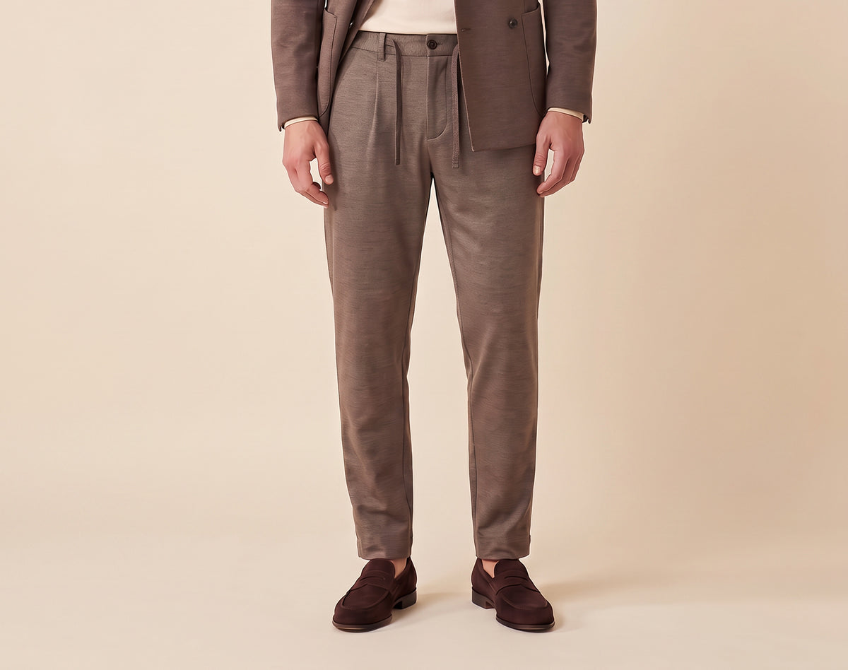 FRADI SLJ Jogger2 Trousers – BROWN - Hero Front
