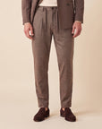FRADI SLJ Jogger2 Trousers – BROWN - Hero Front