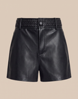 Virelle Short – BLACK - Ghost Mannequin Front