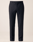 CRAIG STR PERFORMANCE STRETCH TROUSER – CHARCOAL NAVY GLEN PLAID - Ghost Front