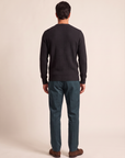 CHAINLINK CREWNECK – BLACK - Full Back Model