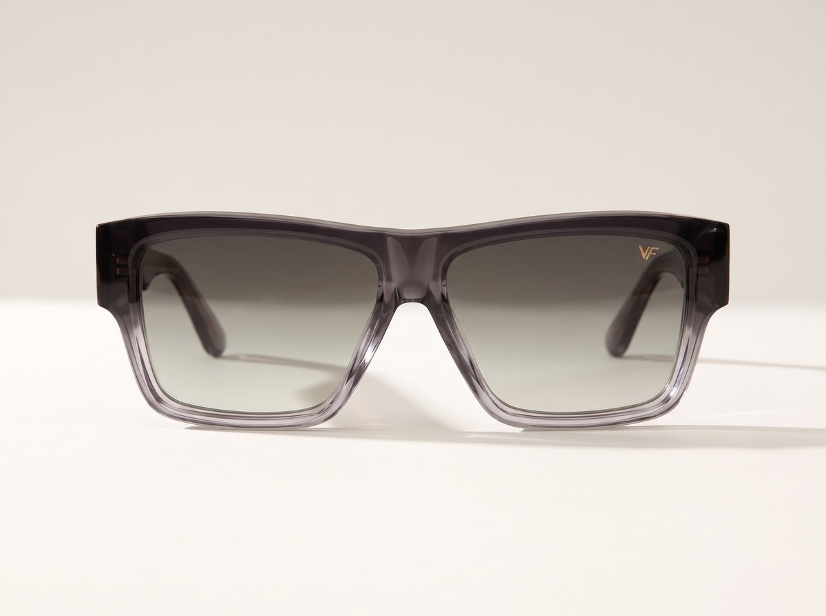 Vintage Frames VF Heir Grey Gradient Acetate – Black Gradient – GREY GRADIENT / BLACK GRADIENT - Front hero