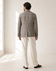 Small Check SB Blazer Gabriele Pasini – BROWN - Full Back Model