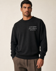 ART VETEMENTS SWEATSHIRT - DOM REBEL – BLACK - Hero Front