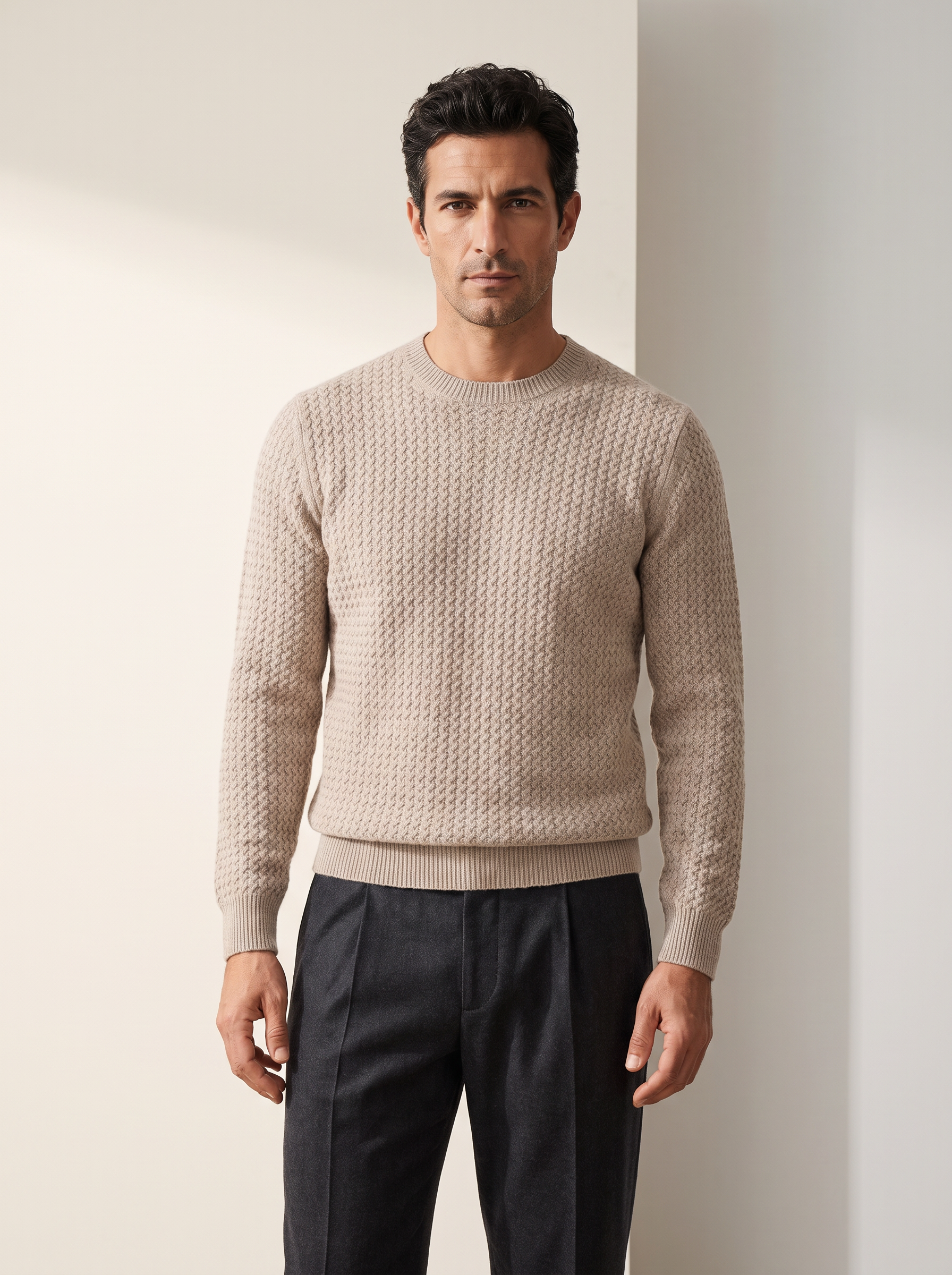 CHAINLINK CREWNECK – OAT - Hero Front