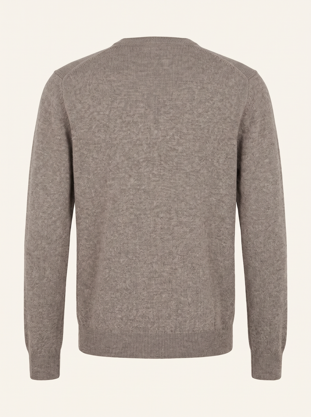 MERINO MOULINE WOOL CREWNECK – LIGHT CAMEL - Ghost Back