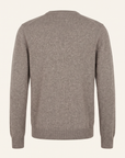 MERINO MOULINE WOOL CREWNECK – LIGHT CAMEL - Ghost Back