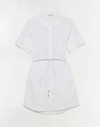 Marcy Cotton Mini Shirt Dress
