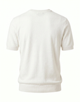 Gran Sasso Terry Cotton T-Shirt – WHITE - Ghost Mannequin Back