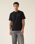 GOODS T-SHIRT - LES DEUX – BLACK - Hero Front