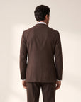 Gordon Textured Shirt – SAND – WHITE - Hero Back