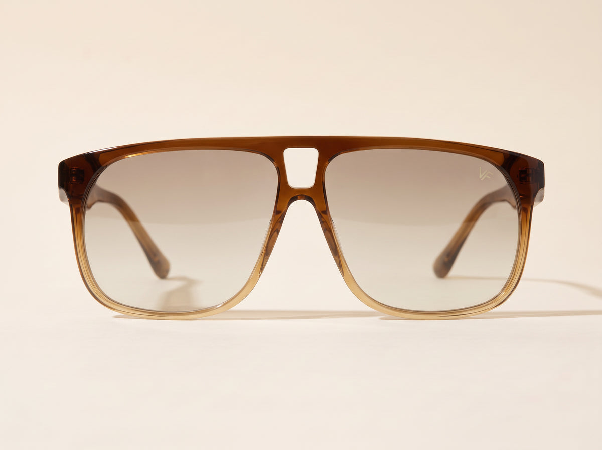 Vintage Frames Riviera Gradient Brown – Light Brown Gradient – GRADIENT BROWN / LIGHT BROWN GRADIENT - Front hero