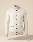 FRADI Milk/Beige Button Cardigan – MILK/BEIGE - Ghost Front