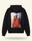 I AM MUSIC SILK PRINT HOODIE - BASTILLE – BLACK - Ghost Back