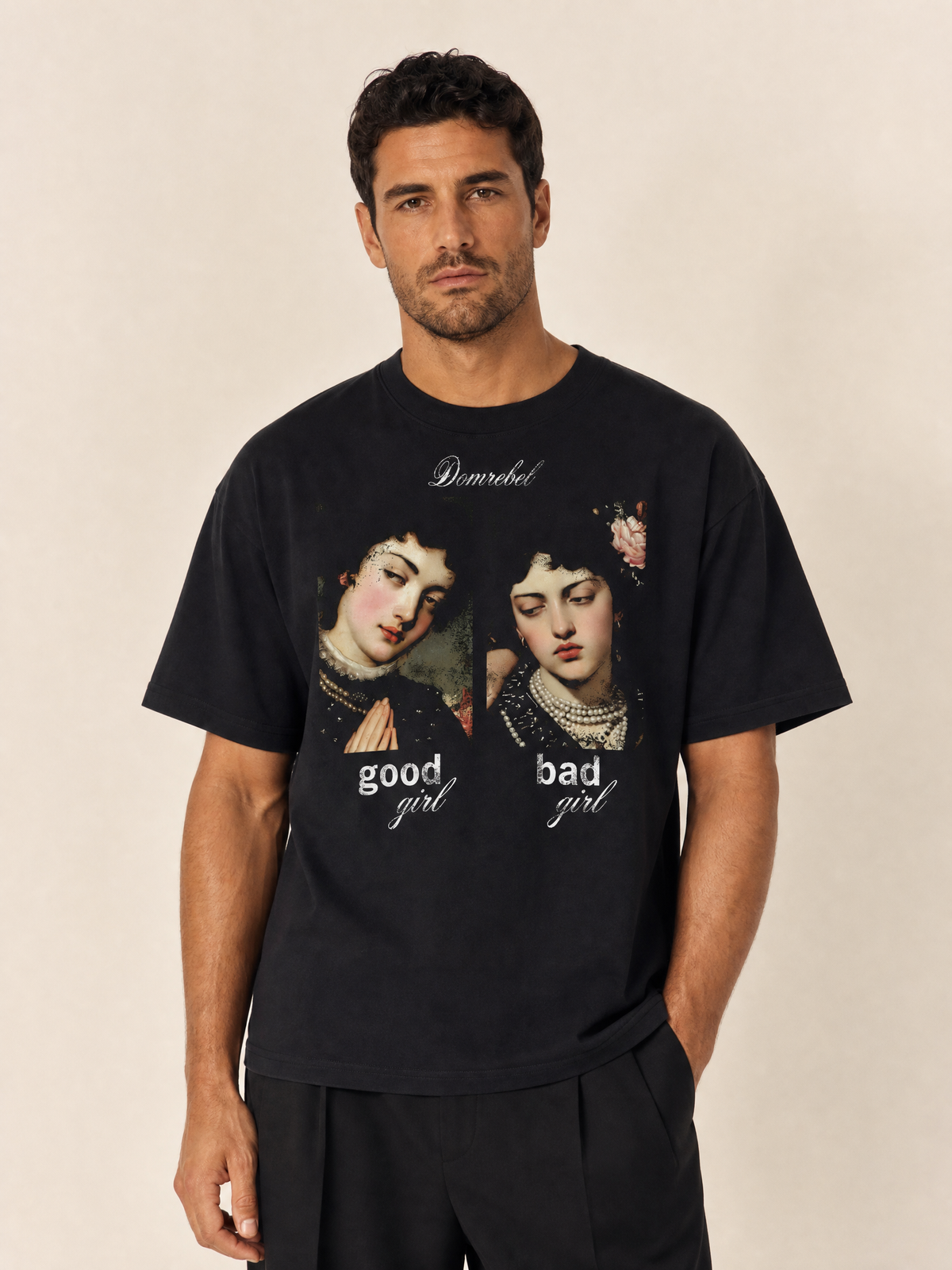 MY GIRL T-SHIRT - DOM REBEL – BLACK - Hero Front
