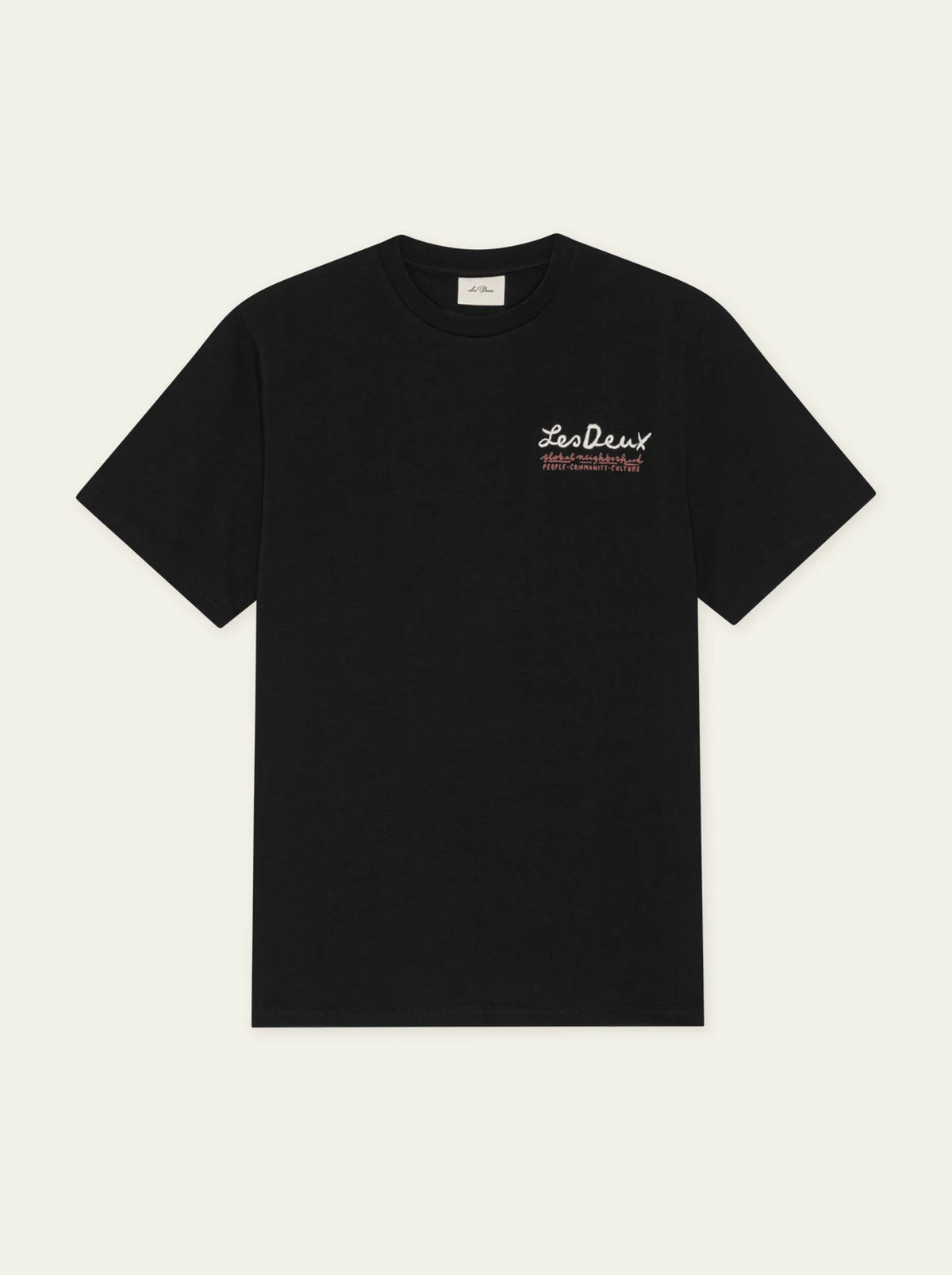 RURAL T-SHIRT - LES DEUX – BLACK - Ghost Front