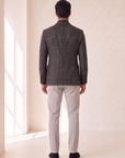 TECHNICAL TAILOR FIT SHIRT - ARCHIVIUM – BLACK - Full Back Model