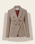 Miller Houndstooth Dickey Jacket — Rust/Navy Multi – RUST/NAVY MULTI - Ghost Front