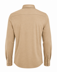 SAND Jersey Dress Shirt – TAN - Ghost Mannequin Back