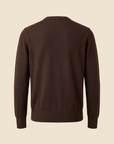 RAINWOOL CREWNECK – CHOCOLATE - Ghost Back