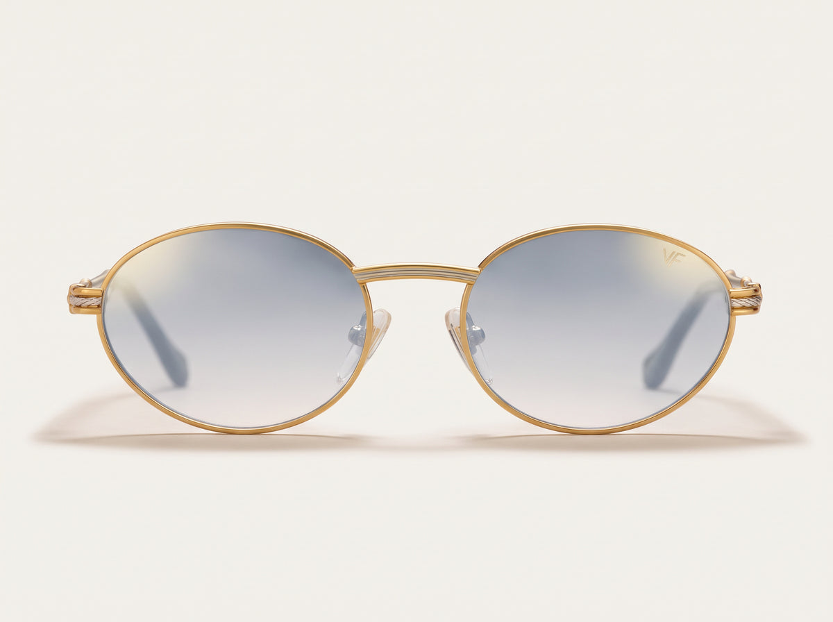 Vintage Frames Pac Double Rope Edition 18KT Two-Tone Gold – Flash Grail – YELLOW / WHITE GOLD / FLASH GRAIL - Front hero