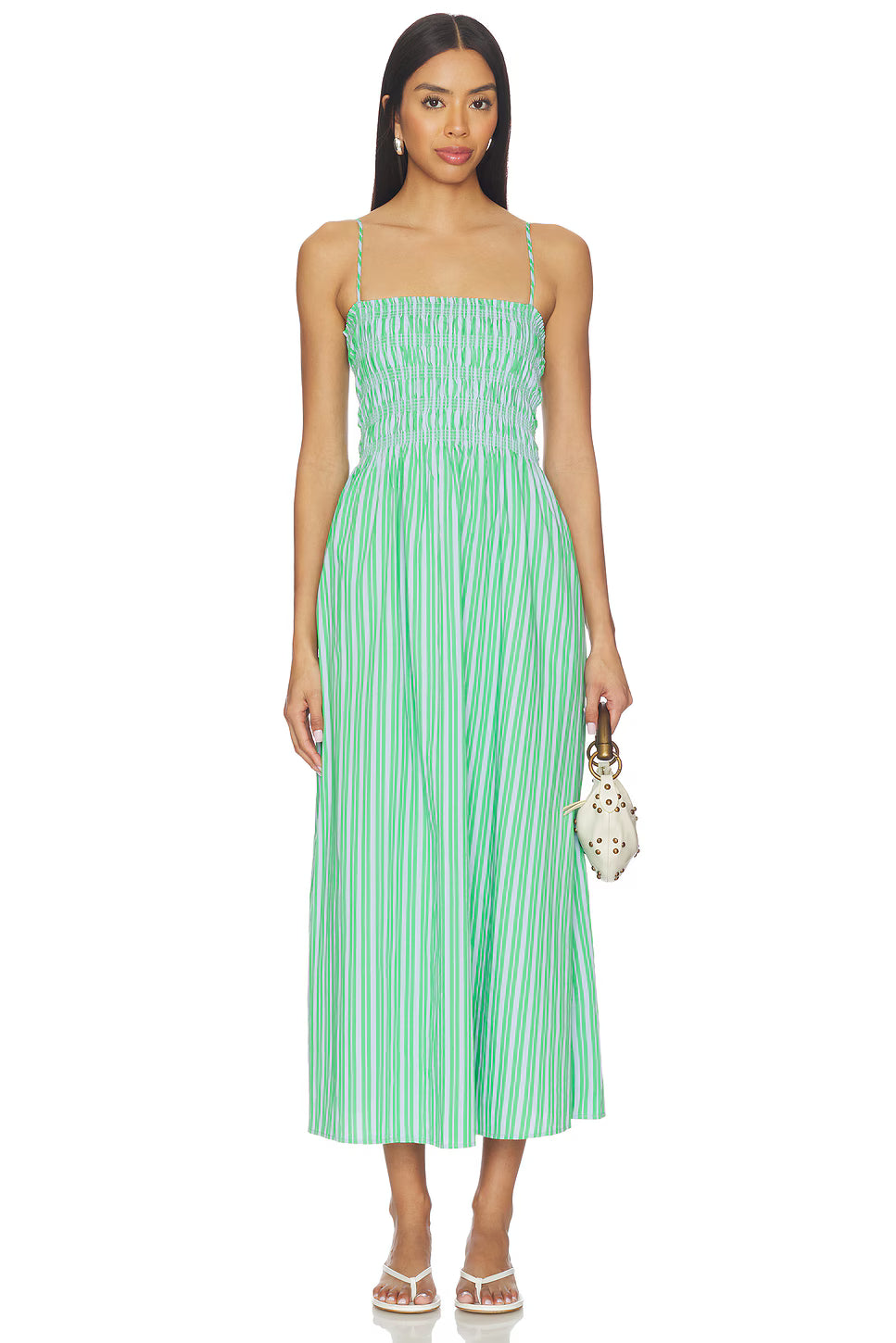 Bianca Shirred Bodice Dress