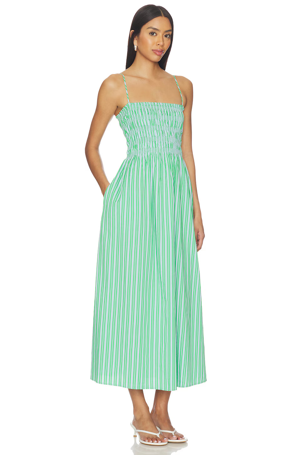 Bianca Shirred Bodice Dress