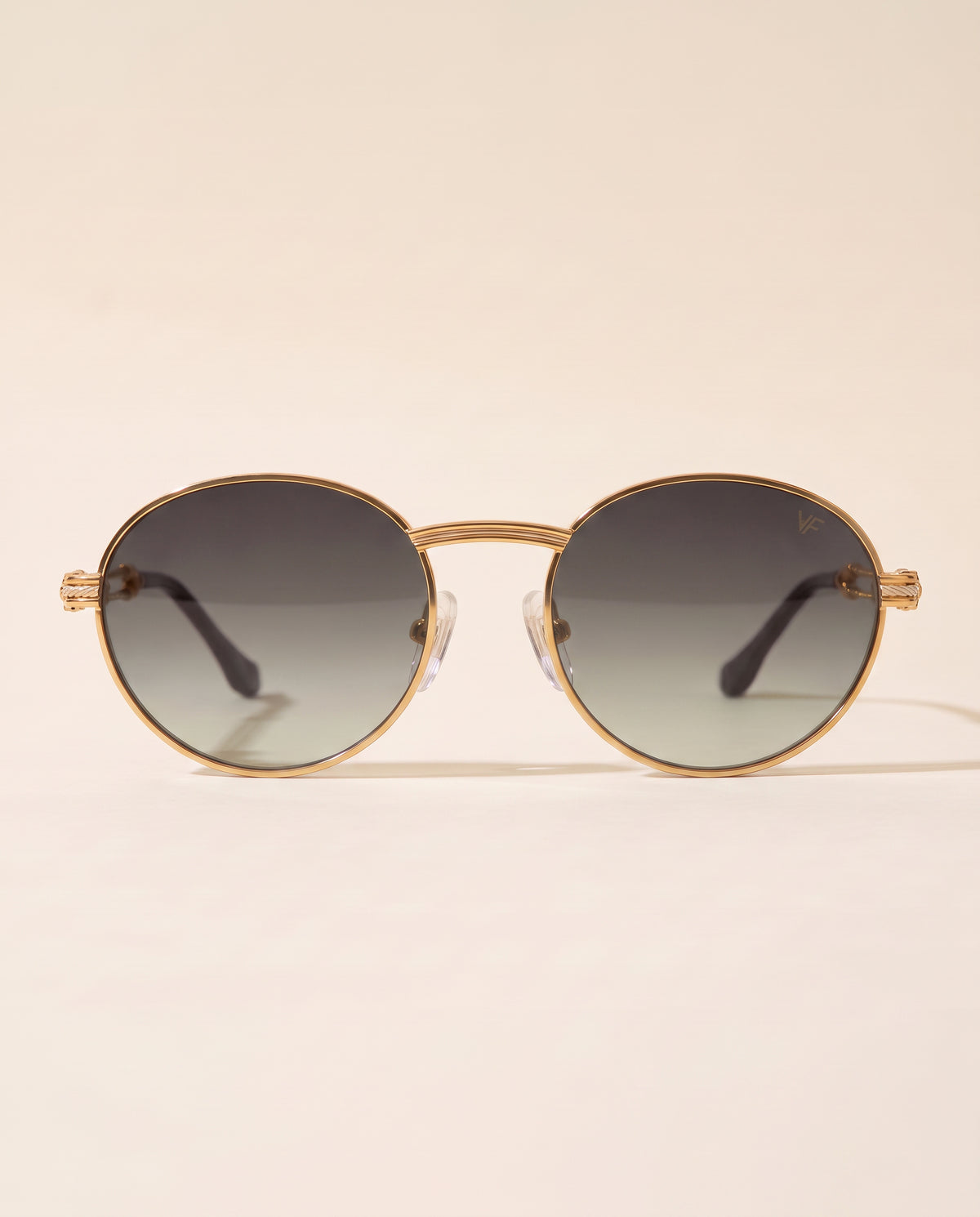Vintage Frames Pac Double Rope Edition 18KT Two-Tone Gold – Gray – YELLOW / WHITE GOLD / GRAY - Front hero