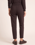 Brushed Pima Cotton Tapered Pant – MOLASSES - Hero Back