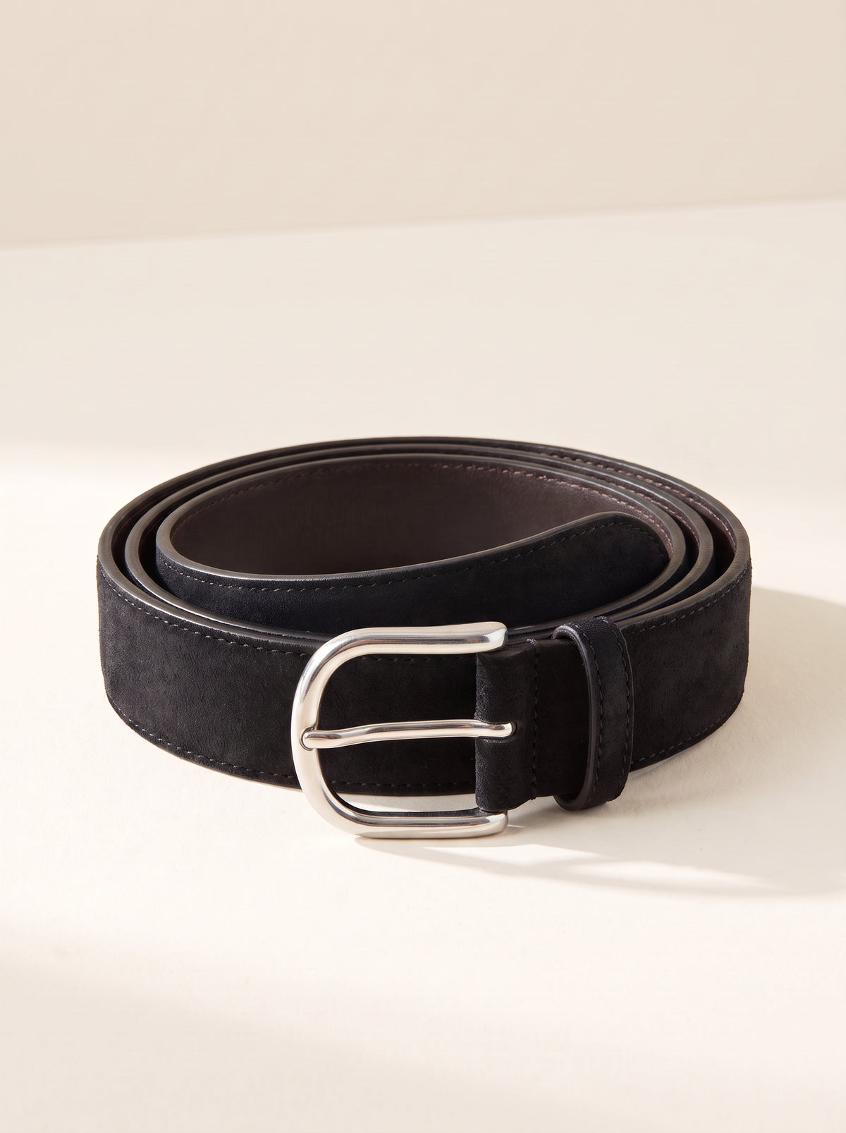 Paolo Vitale Calf Leather Belt — Black – BLACK - Coiled Hero