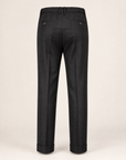 Briglia Isolas Drawstring Dress Pant – BLACK - Ghost Mannequin Back