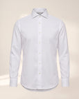 Gordon Textured Shirt – SAND – WHITE - Ghost Front