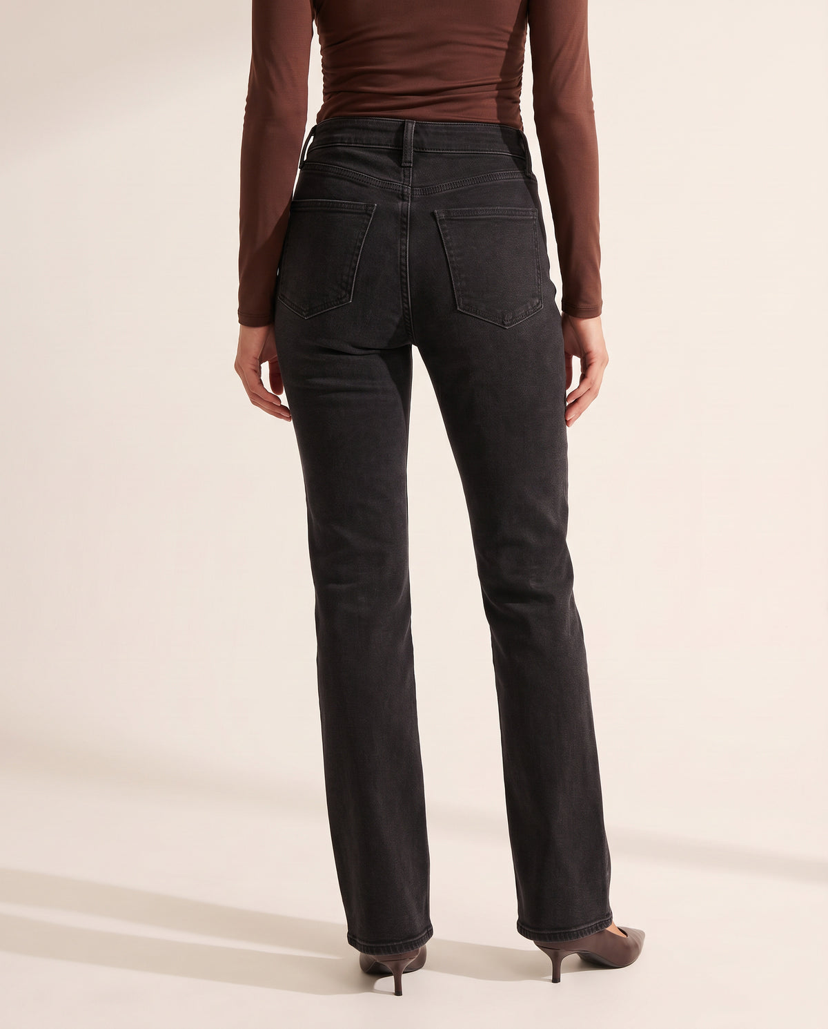 Pistola Evie High Rise Slim Boot Pant — Jet Set – JET SET - Hero Back (above waistband to shoes)