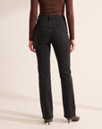 Pistola Evie High Rise Slim Boot Pant — Jet Set – JET SET - Hero Back (above waistband to shoes)
