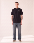 RURAL T-SHIRT - LES DEUX – BLACK - Full Front Model