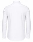 SAND Luxury Italian Dress Shirt – WHITE - Ghost Mannequin Back