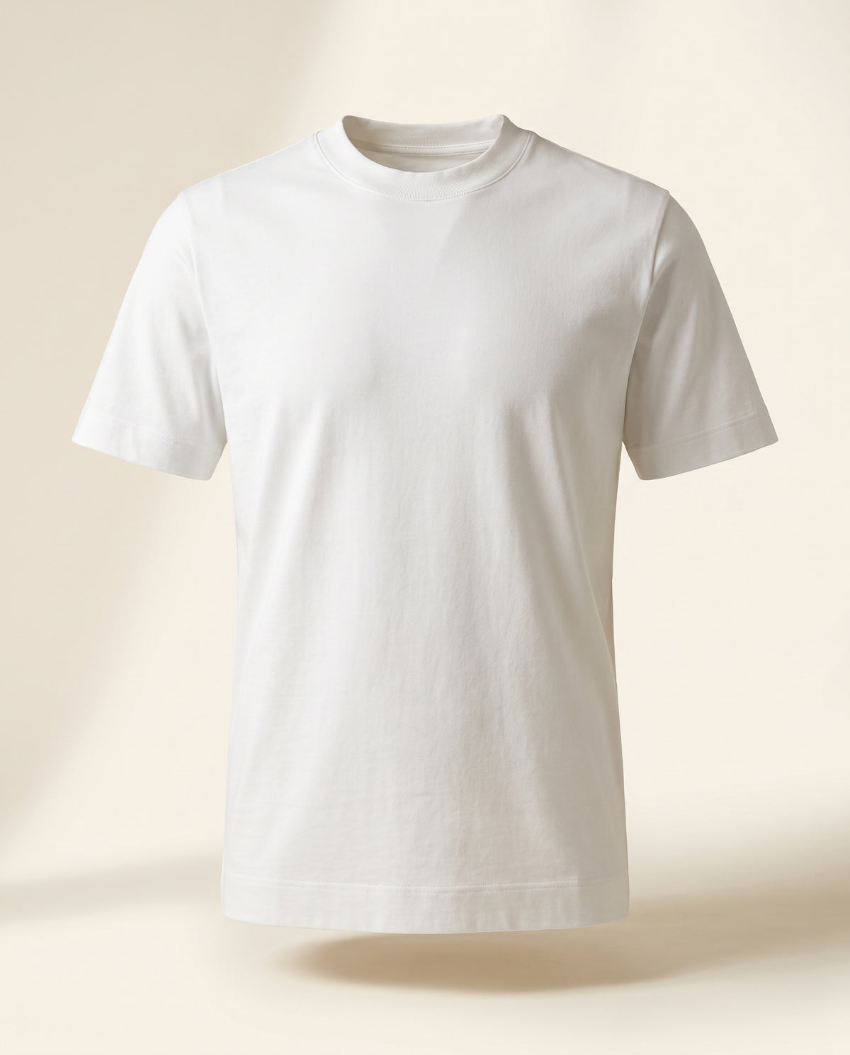 Circolo 1901 Cashmere-Touch Short-Sleeve T-Shirt – OPTIC WHITE - Ghost Front