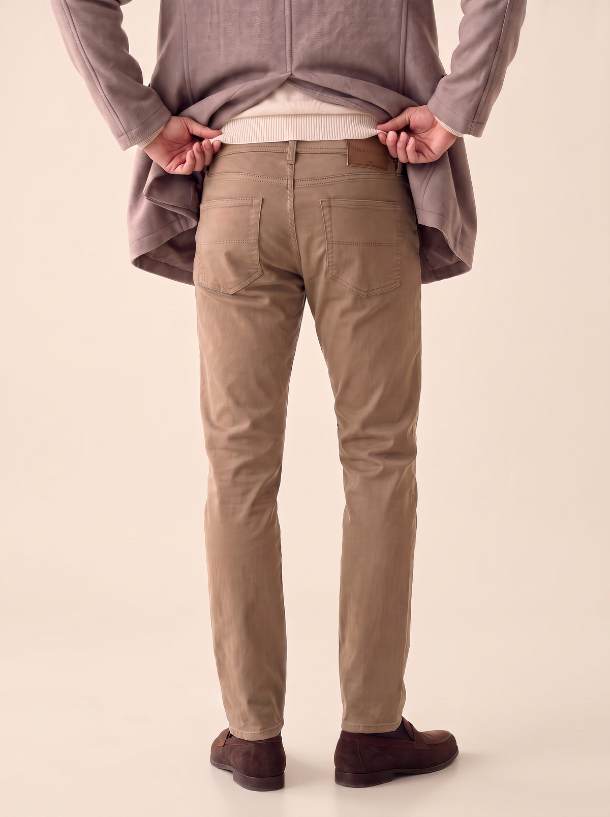 MICHELANGELO SOFT DYE 5 POCKET - TOBACCO – TOBACCO - Hero Back